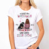 Just A Woman Who Loves Her Dog Floral Personalized Shirt