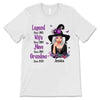 Legend Halloween Grandma Witch Personalized Shirt