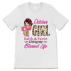 Leopard Sassy Girl Birthday Gift Personalized Shirt