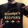 Little Keepers Fishing Father's Day Personalized Shirt