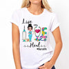 Live Love Heal Nurse Personalized Shirt