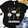 Live Love Spoil Grandma Flower Butterfly Personalized Shirt