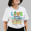 Love Summer Grandma Life Stick Grandkids Personalized Shirt