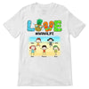 Love Summer Grandma Life Stick Grandkids Personalized Shirt