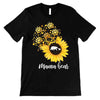 Mama Bear Galaxy Sunflower Personalized Shirt