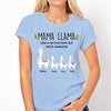 Mama Llama And Kids Personalized Shirt