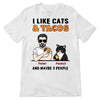 Man Like Cats And Tacos Personalized Shirt