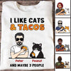 Man Like Cats And Tacos Personalized Shirt