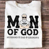 Man Of God Husband Dad Grandpa Personalized Shirt