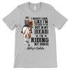 May Look Like I‘m Listening Horse Girl Back View Personalized Shirt