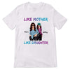 Mother Daughter Posing Linked Forever Personalized Shirt