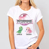 Motherhood Mamasaurus Cute Little Dinosaur Personalized Shirt