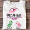 Motherhood Mamasaurus Cute Little Dinosaur Personalized Shirt