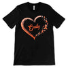 Multiple Sclerosis Heart Personalized Shirt