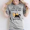 My Clothes Info Cat Lovers Personalized Shirt