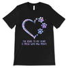 My Heart Paved With Paw Prints Personalized Shirt