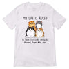 My Life Is Ruled By Tiny Furry Overlord Fluffy Cats Personalized Shirt