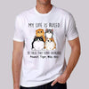 My Life Is Ruled By Tiny Furry Overlord Fluffy Cats Personalized Shirt