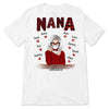 Nana Red Pattern Personalized Shirt