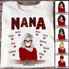 Nana Red Pattern Personalized Shirt