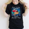 Night Field A Girl Her Dogs Her Camper Personalized Shirt