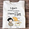 No Need Alarm Clock Cats Personalized Shirt