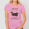 Not Just Dog Person Dachshund Mommy Personalized Shirt