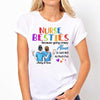 Nurse Besties Colorful Personalized Shirt