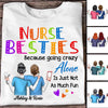 Nurse Besties Colorful Personalized Shirt