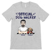 Official Dog Walker Dog Mom Dog Dad Personalized Shirt