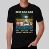 Old Man Best Dog Dad Just Ask Personalized Shirt