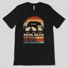Papa Bear The Legend Personalized Shirt