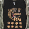 Papa In The World Personalized Shirt