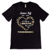 Patterns Butterflies Heart Memorial Personalized Shirt