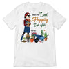 Plant Whisperer Gardening Stick Lady Personalized Shirt