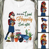 Plant Whisperer Gardening Stick Lady Personalized Shirt