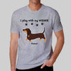 Play With Wieners Dachshunds Dogs Personalized Shirt