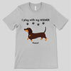 Play With Wieners Dachshunds Dogs Personalized Shirt