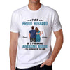 Proud Husband Dad Of Awesome Nurse Personalized Shirt