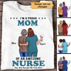 Proud Mom Of An Awesome Nurse Personalized Shirt