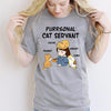 Purrsonal Servant Chibi Girl And Cats Personalized Shirt