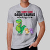 Rawrsome Grandpasaurus Belongs To Little Dinosaur Personalized Shirt