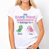 Rawrsome Mom Belongs To Cute Dinosaur Personalized Shirt