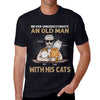 Real Men Love Cat Fluffy Cat Old Man Personalized Shirt