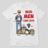 Real Men Love Cat Stick Man Personalized Shirt