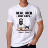 Real Men Love Cats Old Man Personalized Shirt