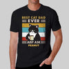 Retro Best Cat Dad Ever Grumpy Cats Personalized Shirt