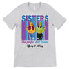 Retro Front View Sisters Personalized Shirt