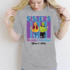 Retro Front View Sisters Personalized Shirt