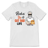 Rockin‘ Cat Dad Life Old Man Personalized Shirt
